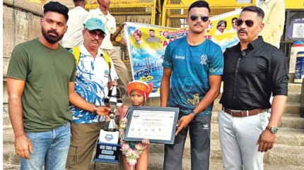 Six-Year-Old Vijayawada Girl Completes 17-Km Arabian Sea Swim