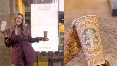 Meet Manii Basran, The West London Mehndi Artist Who Took Her Starbucks Competition Win From Cup To Billboard