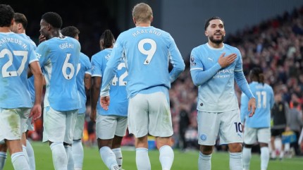 Haaland, Doku and Cherki Strike As Manchester City Beat 10-Man Liverpool
